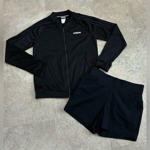 Womens ADIDAS/COLUMBIA Athletic Jacket & Shorts, sz Small